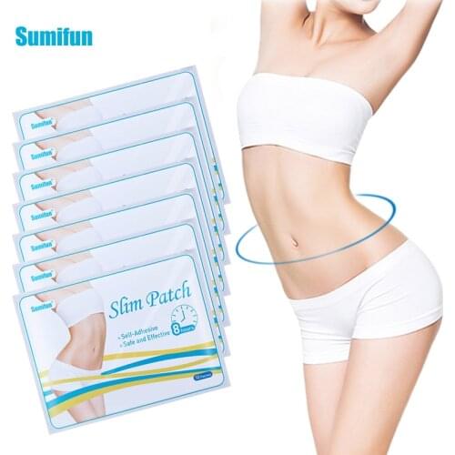 Sumifun 50pcs Detox Slim Patch Burning Fat Keep Fit Sticker Weight Lose Product Herbal Medical Plaster Beauty Body K03901