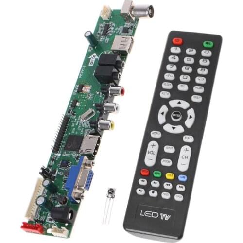 Universal LCD Controller Board Resolution TV Motherboard VGA/AV/TV/USB Interface Driver Board