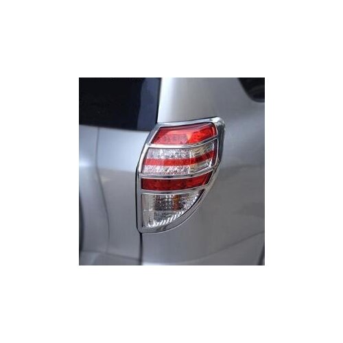 Higher star ABS chrome 2pcs Car Taillight decoration frame trim cover For Toyota RAV4 2009-2012