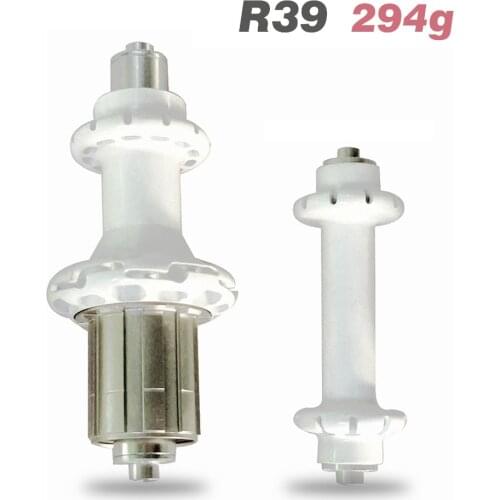 Ultra light Taiwan Aluminium white NBK Powerway R39 hub for Carbon Road cycling superlight for Straight pull road bike wheel hu