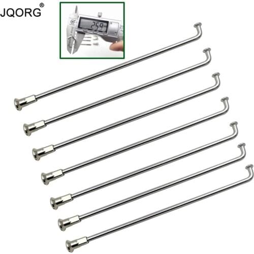 40 Pieces A Lot 304 Stainless Steel 12 G Diameter 2,6 mm Lighting Sliver Color Electric Bicycle Spokes For E-bike Hub Motor