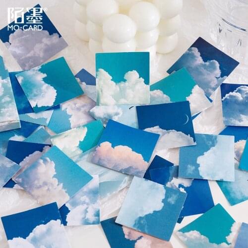 46pcs/pack Wilderness In The Cloud Mini Paper Stickers Decorative Diy Album Diary Scrapbook Label Sticker Kawaii Stationery