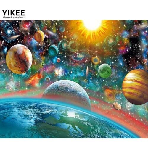 5d diamond painting full drill ,5d diy diamond painting crystal,painting with diamonds Cosmos