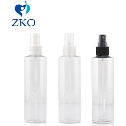 1 pcs Free Shipping 200ml round plastic bottle Cosmetic spray bottle refillable bottle