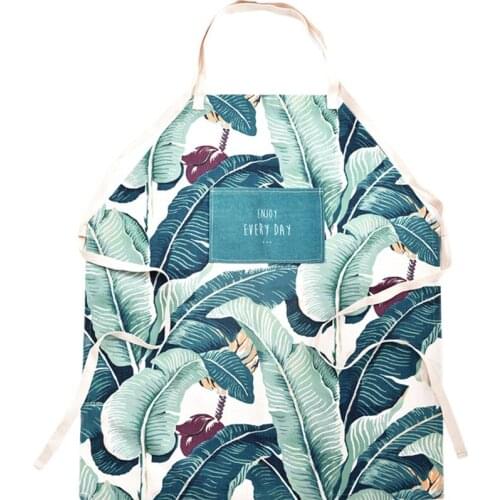 Long Cotton Linen Blend Apron Home Cooking Baking Painting Gardening Crafting Work Wear Cafe Bistro Barista Catering Uniform B99