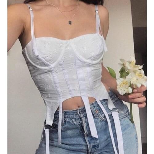 Jennie Kinney in the same For Love sling lace corset super-beautiful fairy vest for summer 2021