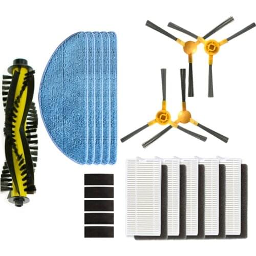 Robotic Vacuum Cleaner HEPA Filter Side Main Brush Mop Cloth for NEATSVOR X500 Orfeld x503 Robot Vacuum Cleaner Accessories