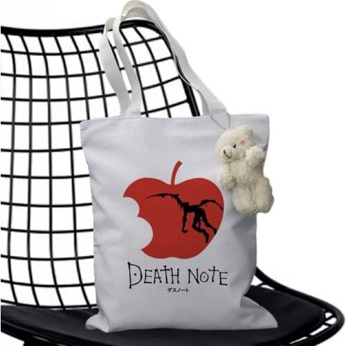 Anime Tokyo Ghoul Harajuku Style Canvas Bag For Women Classic Large Capacity Crossbody Bag Gothic Style