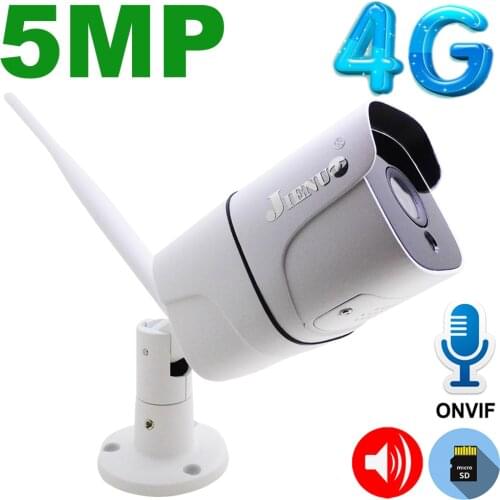 5MP 4G IP Camera Sim Card 1080P Outdoor Waterproof Wifi Cam Infrared Night Wireless Cctv Security Surveillance 4G HD Home Camera