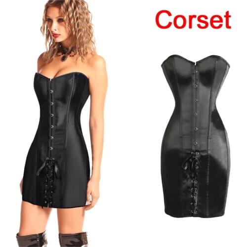 Shapewear Women Waist Trainer Body Shaper Female Palace Corset Imitation Silk Corset Palace Corset Slim Waist Body Dress XS1679