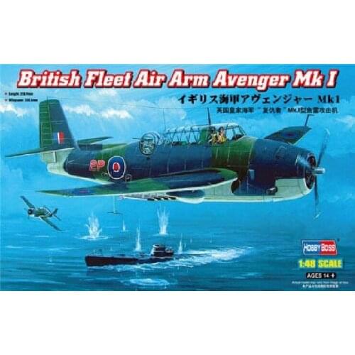 Hobbyboss Model 80331 1/48 Scale British Avenger Mk.I Model Kit