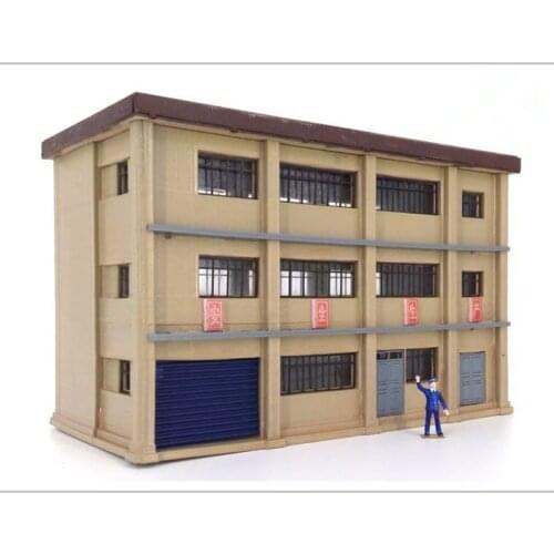 1:87 HO Scale Model Assembly Building Model for Sand Table Decorations T18