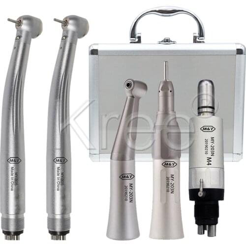 Dental Low High Speed Handpiece Kit Pana Max LED High Speed Handpiece Air Turbine low speed FX kits TU Midwest 4 Hole 2hole