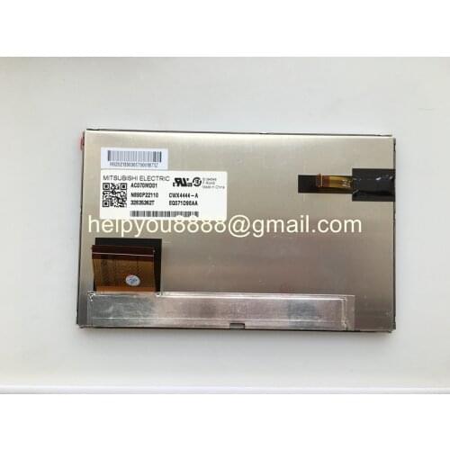 Original Mitsubi shi electronic 7inch LCD display AC070MD01 CLAA070LH01AW TFT screen for Car GPS navigation LCD monitor