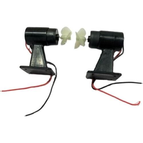 DC 10V-20V Brushed Underwater Thruster 80W 15kg 1000KV Motor Drive Engine with 35mm Propeller for DIY ROV Robot RC Tug Boat Part