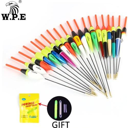 W.P.E Fishing Float 5pcs/lot 19cm-24cm 4g Barguzinsky Fir Float Vertical Buoy Float Carp Fishing Bobber Fishing Tackle Pesca