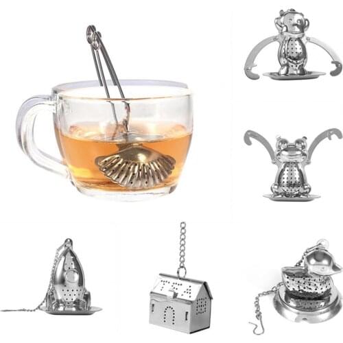 Practical Stainless Steel Loose Tea Infuser Leaf Strainer Herbal Spice Filter Diffuser for Kitchen Accessories Tools