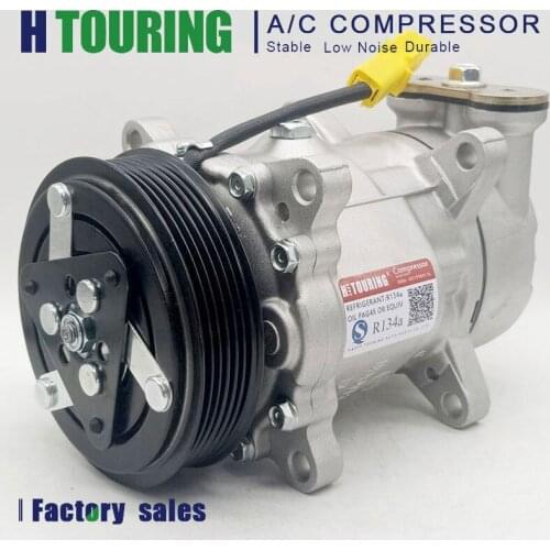 SD6V12 A/C COMPRESSOR 1412 1431 6453CN 6453EH 6453FS 6453JG 6453JK 699690 699190 40405087 9611111780 9628239480 For Peugeot 206