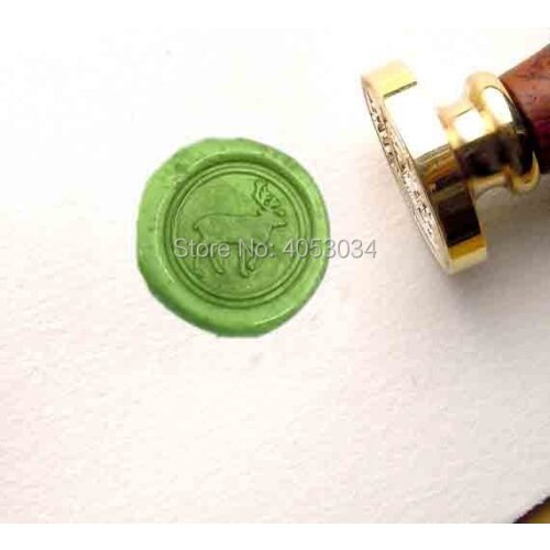 Stag Wax Seal Stamp Buck Paper Wooden Gift Box