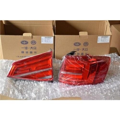 Eosuns Led Warning Light + Brake Light + Turn Signal Rear Bumper Light Reflector for Volkswagen Sagitar 2015--2018