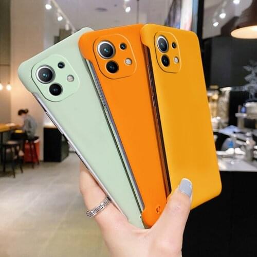 LOVECOM Ultra-thin Hard PC Frameless Case For Xiaomi Redmi Note 10 9 Pro 10S 9S 8 7 POCO F3 10T Pro 11 Pro Lite Phone Back Cover