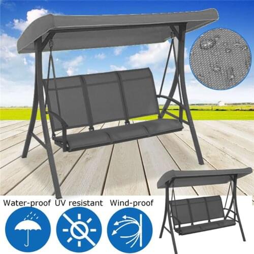 Waterproof Swing Canopy Garden Chair Tent Sunshade Camping Swing Roof Replacement Garden Supplies Fabric Sun Shade