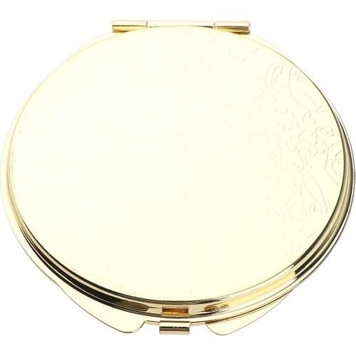 Mirror Portable Round Shaped Cute Dual Sides Mirror for Women/Girls