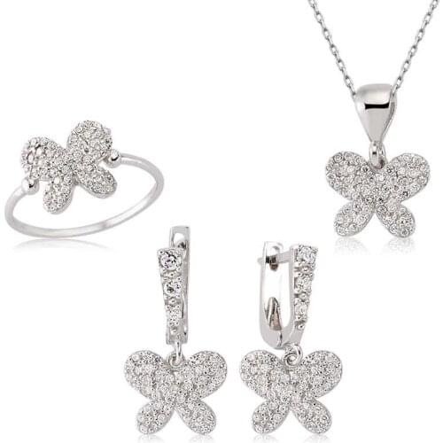 Silver Butterfly Women 'S Set