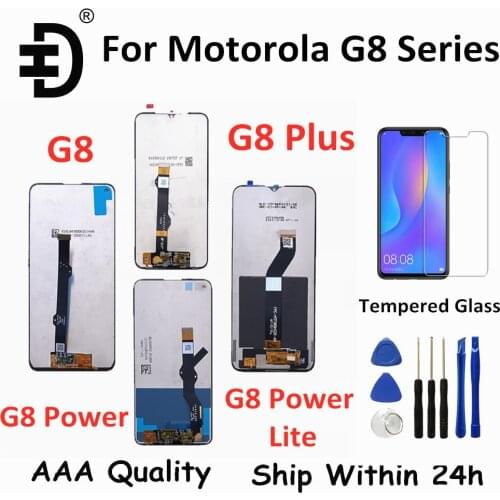 LCD For Motorola Moto G8 G8 Power LCD Display G8 Play Touch Screen Digitizer For Moto G8 Plus G8 Power Lite Screen Replacement