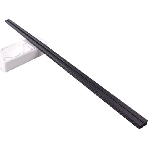 1pair Black Bamboo Chopsticks Healthy Chinese Chopsticks Reusable Sushi Gift