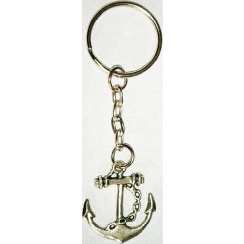 1Pcs/Lot Fast delivery Anchor Charm Pendant Key Ring Key Chain Trinket Best Friend Gifts Jewelry