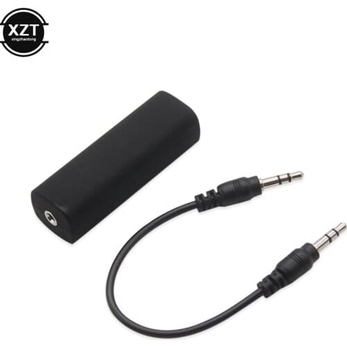 1PCS 3.5mm Audio Cable Anti-interference Ground Loop Noise Isolator Cancelling Reducer Filter for Car Audio Home Stereo System