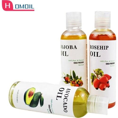 118ml Natural Plant Essential Oils Body Massage Base Oil For Hair Care Spa Relaxing Castor Olive Vegetable Oil Lipstick Baby
