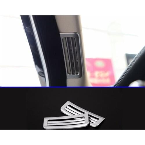 2pcs For Land Rover Range Rover Evoque 2011-2017 Car Styling ABS A Pillar Vent Cover Trim