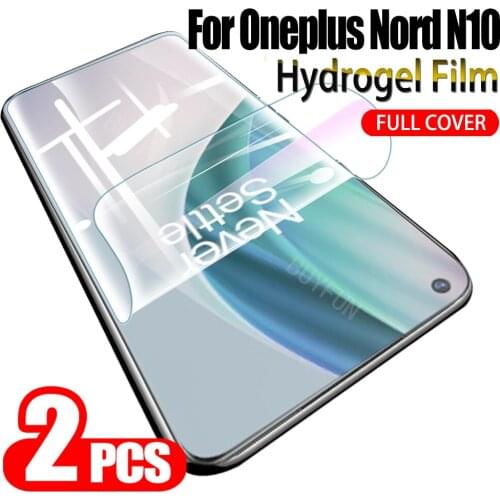 2PCS For Oneplus Nord N10 5G Hydrogel Film Screen Protector Display Protective Film For oneplus 8 pro 8t nord n10 screen film