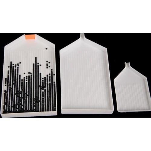 3pcs Different Size Plates 5D Diamond Painting Drill Plate DIY Tools Accessories Diamond Painting Kit Diamond Art Brush Plate