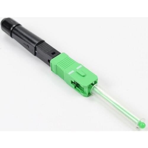 50PCS SC APC single-mode FTTH Fiber hot melt quick connection SC APC FTTH Fiber Optic Fast Connector SC Connector