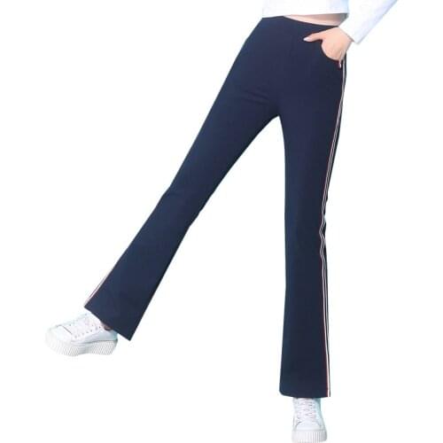 A181-Summer 2020 Korean version of high waist solid color casual pants loose trousers