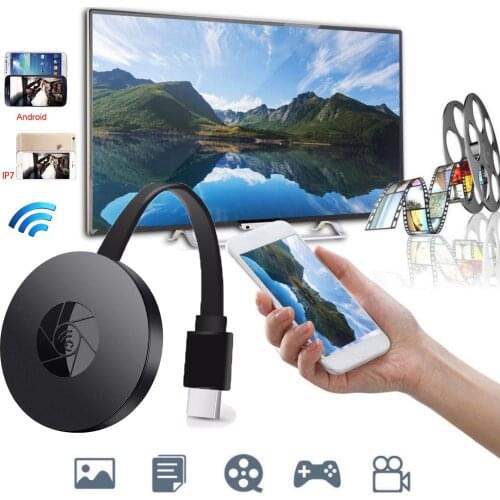 Wireless WiFi Display Dongle TV Stick Video Adapter Airplay Screen Mirroring Share iOS HDTV Cable for iPhone Android Phone to TV