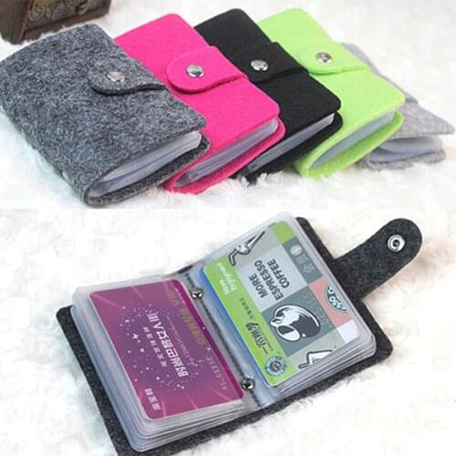 SANWOOD Card Case Business Card Holder Men Women Credit Passport Card Bag ID Passport Card Wallet hoesje voor bankpasjes