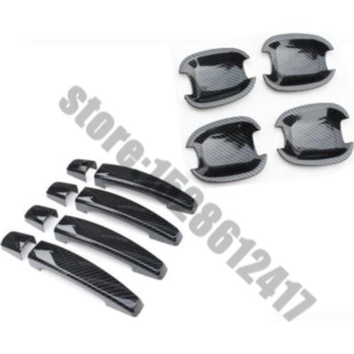 For Opel Corsa D 2006~2014 2008 2009 2010 2011 2012 ABS Door Handle Bowl Door handle Protective covering Cover Trim Car Styling