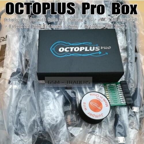 Octoplus Pro Box with Cable/Adapter Set ( Activated for Samsung + LG + eMMC/JTAG + Unlimited Sony Ericsson + Sony + Octoplus FRP