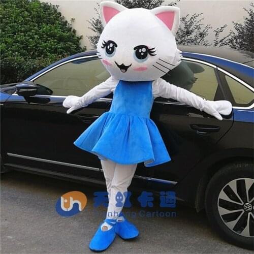Mascot Costume Cat Cartoon Doll Fursuit Walking Prop Costume Doll Costume Activity Performance Costume