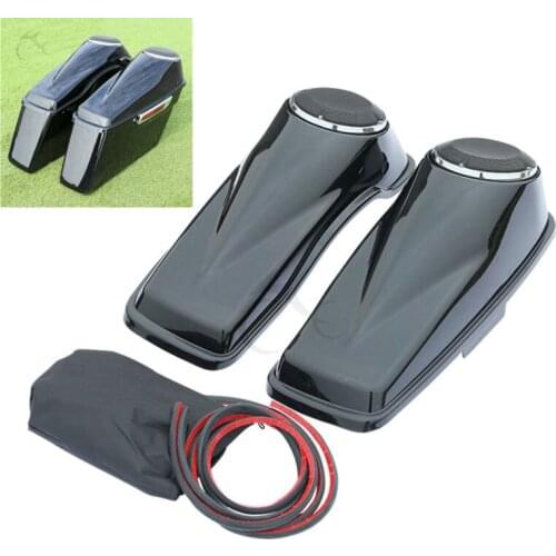 Motorcycle 6.5" Speaker Saddlebag Lid For Harley Touring Electra Street Glide Road King FLHR FLHT 2014-2020 2019 2018