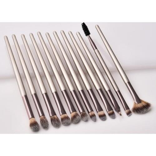 Makeup Brushes Set 12pcs/lot Eye Shadow Blending Eyeliner Eyelash Eyebrow Make up Brushes Professional Eyeshadow Brush