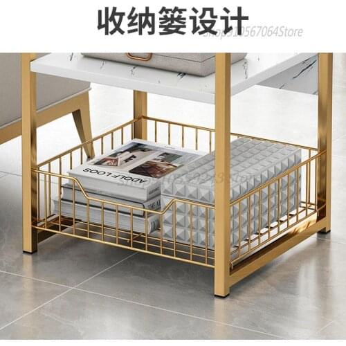 Nordic Small Coffee Table Side Table Side Table Light Luxury Sofa Side Cabinet Simple Bedroom Bedside Shelf Mini Corner Table St