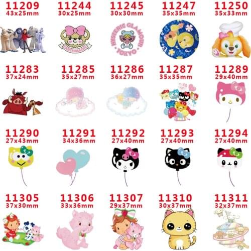 2018 new arrival Free shipping 30 pcs/package printed resin planar flat-back resins for Hair Bow Decoration PR11209