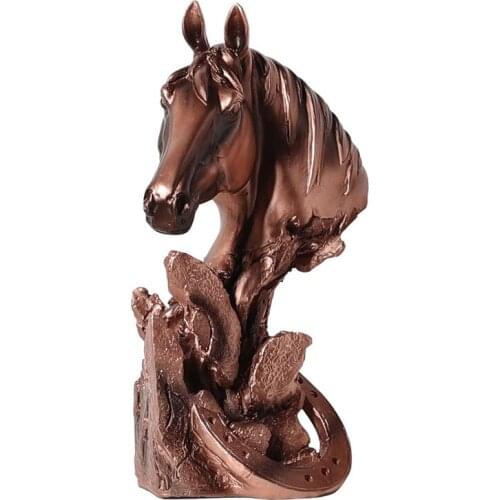 Antique Red Copper Animal Sculpture Statue Home Decoration Crafts Business GIft Fengshui Furnishings TV Cabinet Display Ornament