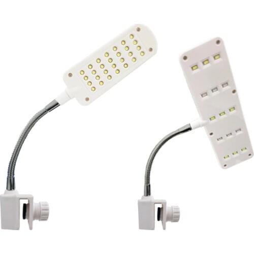 Hight Quality blue white color 15 28 48 LEDs Aquarium Fishbowl Clip Light Lamp For Coral Reef aquatic animals small fish tank