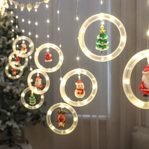 LED Christmas Light String Doll Chandelier Waterproof IP44 Bedroom Living Room Hotel Christmas Decoration USB Power Supply